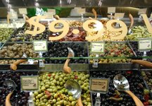 Olive bar at Whole Foods.JPG